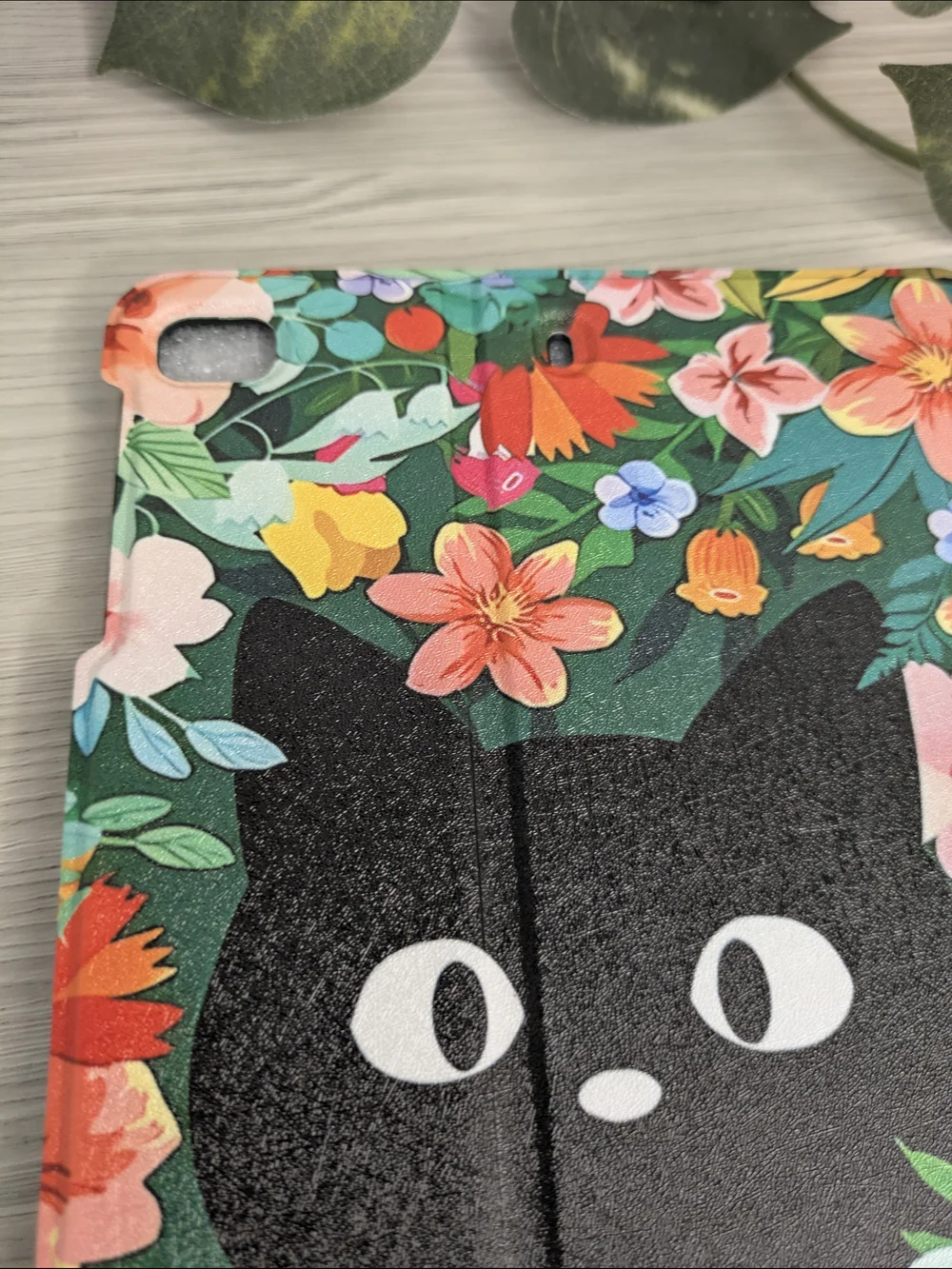 Cat Hiding In The Flowers Tablet Cover Compatible For iPad Mini 12345